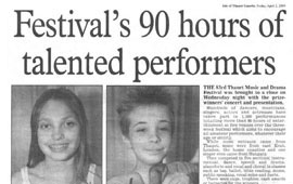 2004 Festival Newspaper article